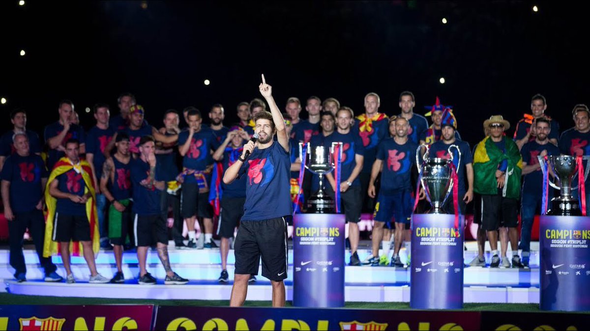 3 compétition 3 trophées, deuxième tripler en 6 ans et le lendemain grosse célébration dans les villes de Barcelone puis au Camp NouÇa paraît tellement loin tout ça avec le Covid...