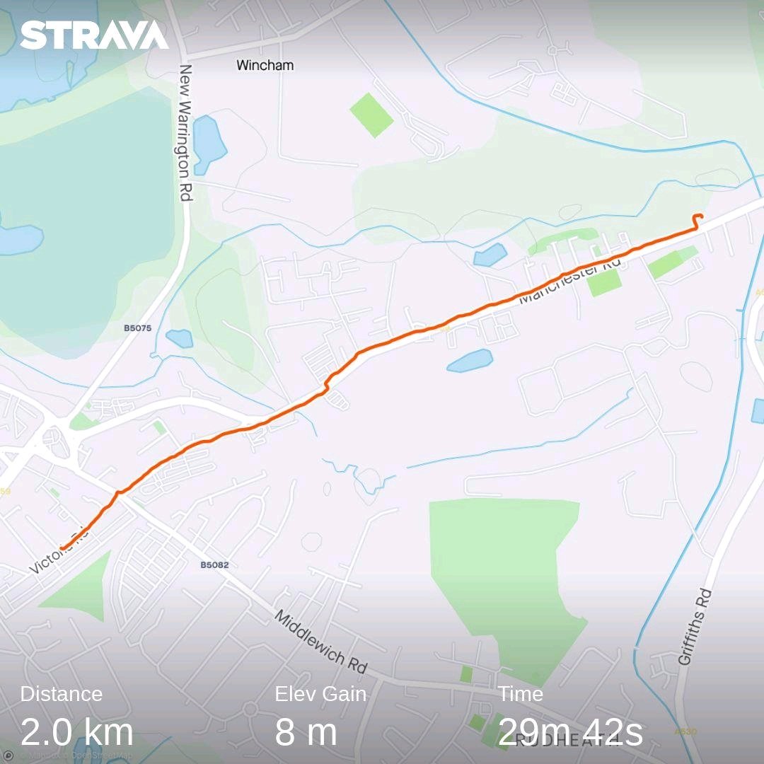 Check out my activity on Strava: bradleys walk strava.app.link/dbMnEUj5Sfb