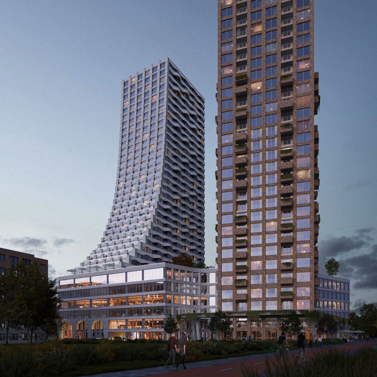 The Ensemble, 592 nieuwe woningen <a href="/adamzuidoost/">Amsterdam Zuidoost</a> <a href="/hoogbouw/">HOOGBOUW-TALL BLDNGS</a> Start bouw voor voorzien eind 2021 <a href="/amstel_3/">Amstel3</a>