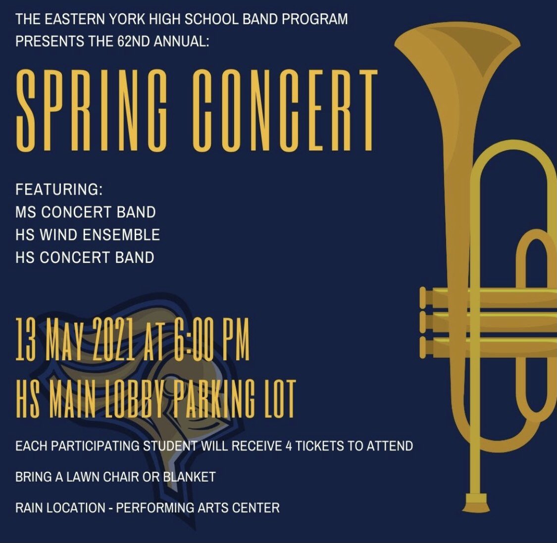 It’s been over a year since our last concert! We are finally get back to a little bit of normal. Hope to see you there on the 13th!