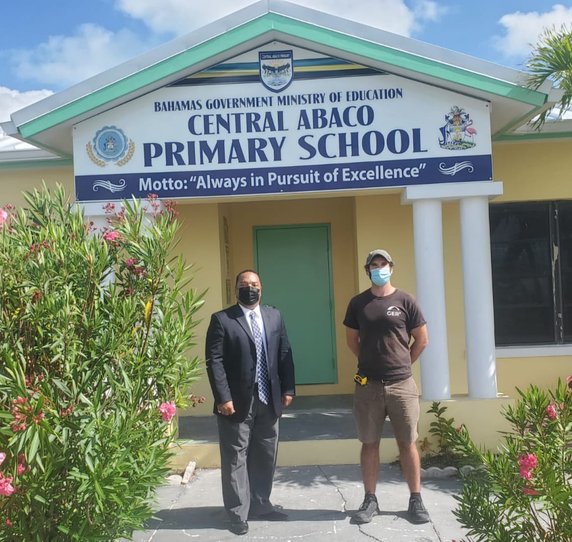 GEmergencyR3's tweet photo. Students &amp; faculty have returned to the Central Abaco Primary School! https://t.co/4mON0LZNcE https://t.co/Vt2iyxDQEh