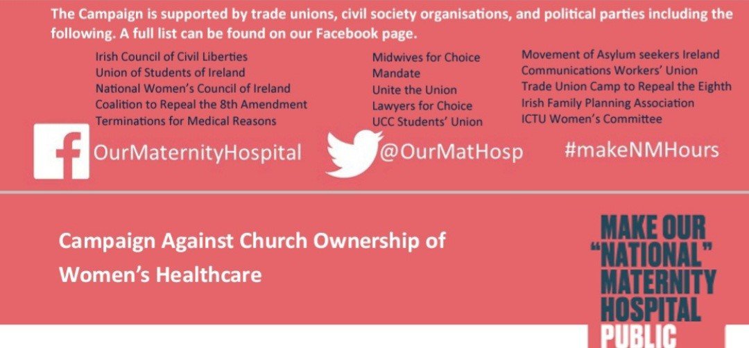 Why the Religious Sisters of Charity takeover bid for the new maternity hospital must be stopped The deal reached between the nuns' company, St Vincent's Healthcare Group, and Holles Street Hospital on the planned new hospital is almost ready to go.