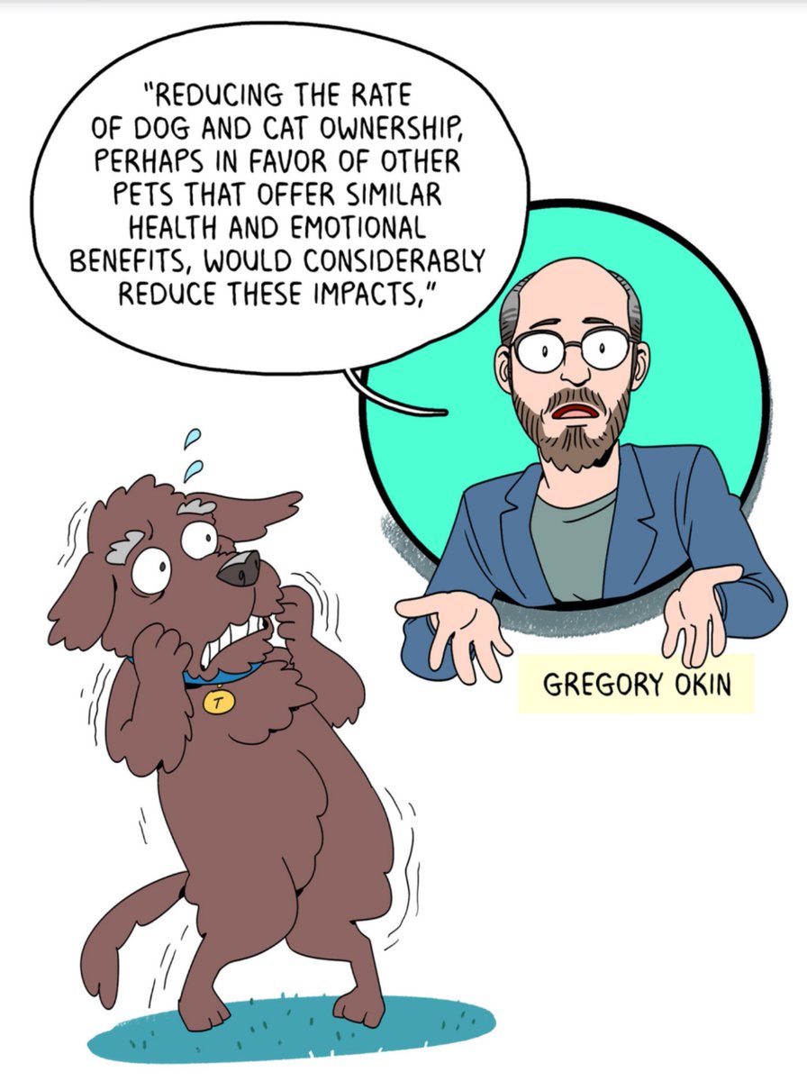 This is that same single source AND it's starting to sound might PETA. (They are anti ALL pet ownership).Also? All pets eat and poop. ALSO plenty of other pets are less domesticated and require FAR more work to keep healthy. What the heck is this conclusion solving?