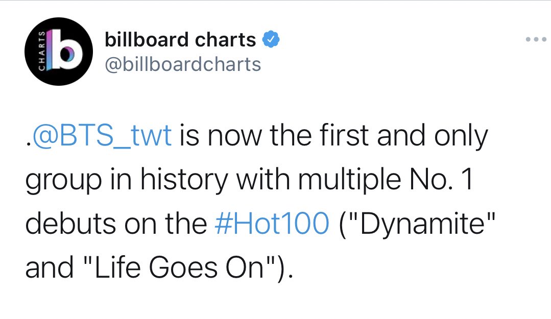 BTS is the "first and only group in history with multiple #1 debuts"