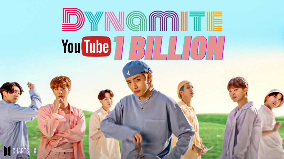 surpassing 1 billion views 7 months after its release, Dynamite became the fastest MV by a korean group to reach this milestone