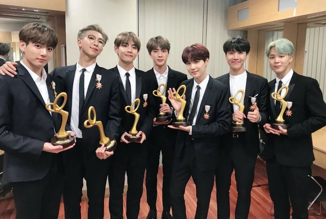 only 5 years into their carrer (2018), BTS became the first, only and youngest kpop group to receive the order of cultural merit.