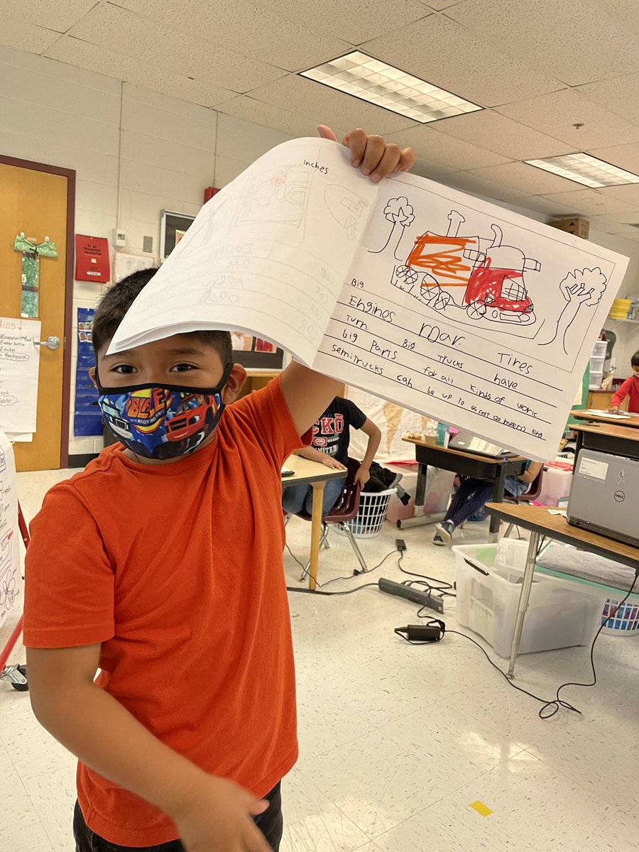 This Fun Friday we celebrated our hard work in writing! After becoming experts in our research topics everyone shared 1- Their topic 2- 2 facts they learned and 3- Their 3rd page of writing. This structure gave every student the chance to share both in person and virtually! ✍🏼📖