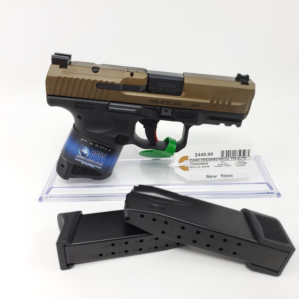 TopGunPawn's tweet photo. [9mm] CANiK TP9 Elite SC Pistol, by Century Arms!
•
Condition: Factory New
Type: Pistol
Caliber: 9mm
Capacity: 15+1
#canik #centuryarms #caniktp9 #tp9elitesc #tp9 #tp9elite #9mm #9mmpistol #factorynewpistol #pistol #compactpistol #firearms #pewpewpew https://t.co/Lcy6MYsuGB