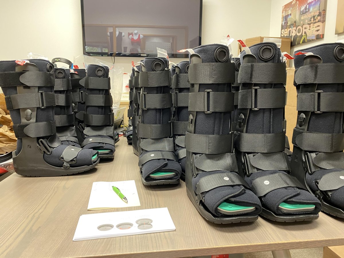 Shipping day! <a href="/SensoriaInc/">Sensoria Inc.</a> 's monster garage have upgraded  <a href="/OssurCorp/">Össur</a> boots to help us measure what we manage in our <a href="/NIDDKgov/">NIDDK</a> study of smart boots in diabetic foot ulcer healing <a href="/KECKSchool_USC/">Keck School of Medicine of USC</a> @KeckMedUSC #ActAgainstAmputation <a href="/ALPSlimb/">ALPS (American Limb Preservation Society)</a> <a href="/usc_vascular/">USC Vascular Surgery</a> …
