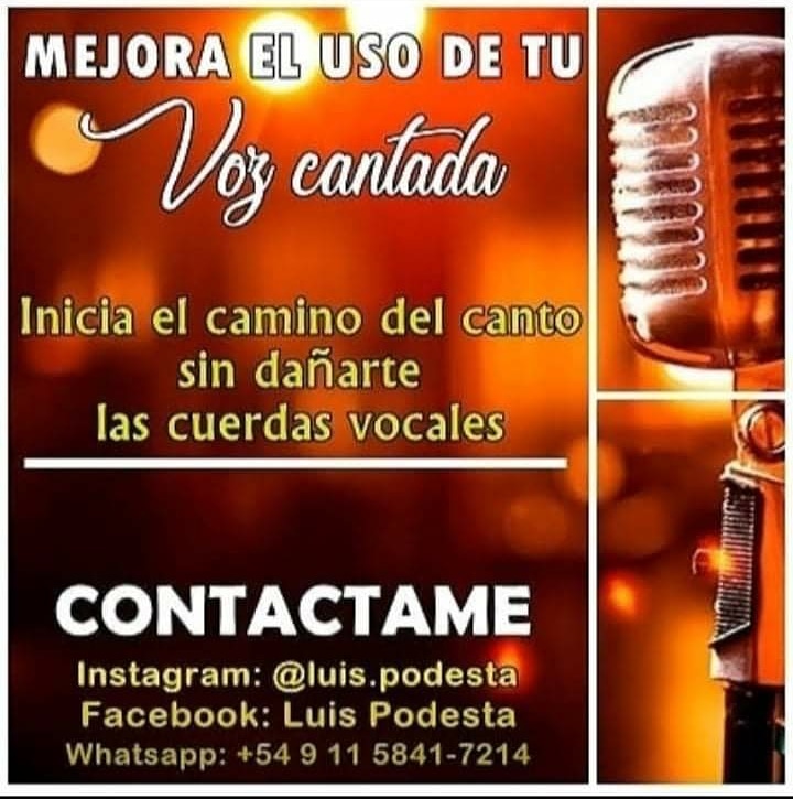 Empezá mayo haciendo lo que más te gusta!!! Tengo algunos horarios libres para que juntos podamos cantar y te pueda guiar hacia un mejor uso de tus cuerdas vocales. Animate!!!