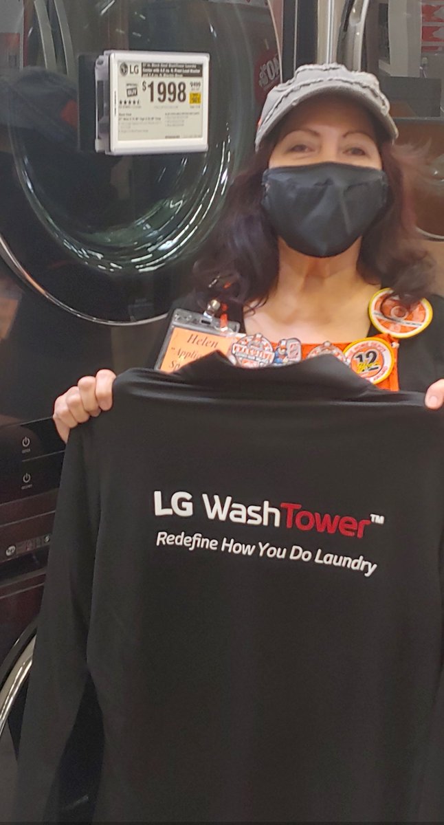 LG_GG_HoustonN's tweet photo. Special thanks to Helen @HomeDepot #577 for her dedication and outstanding customer service in the #appliance #department. #LGUS appreciates our partnership to provide quality product, knowledge and sales acumen! @LGUS #THD #ApronApril @HomeDepotCareer @LGScottP1 @lgjoeytorres https://t.co/UL9n65cxQ1