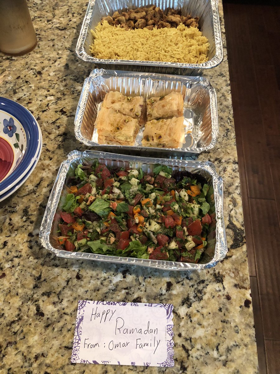 The most wonderful family made a traditional Ramadan dinner for my family to experience. <a href="/lonniebnelson/">LonnieBNelsonElem</a> <a href="/ACELBNE/">The Academy for Civic Engagement</a>