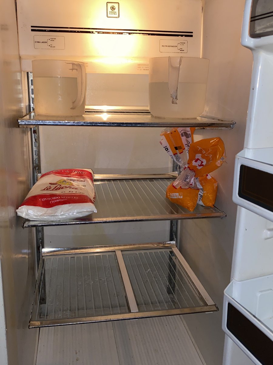 Please We Don T Have Food Anything Helps This Is How Our Fridge Is Looking Right Now Less That 1 2 Of Rice A Couple Of Eggs Flour Two Onions And One Breast Of