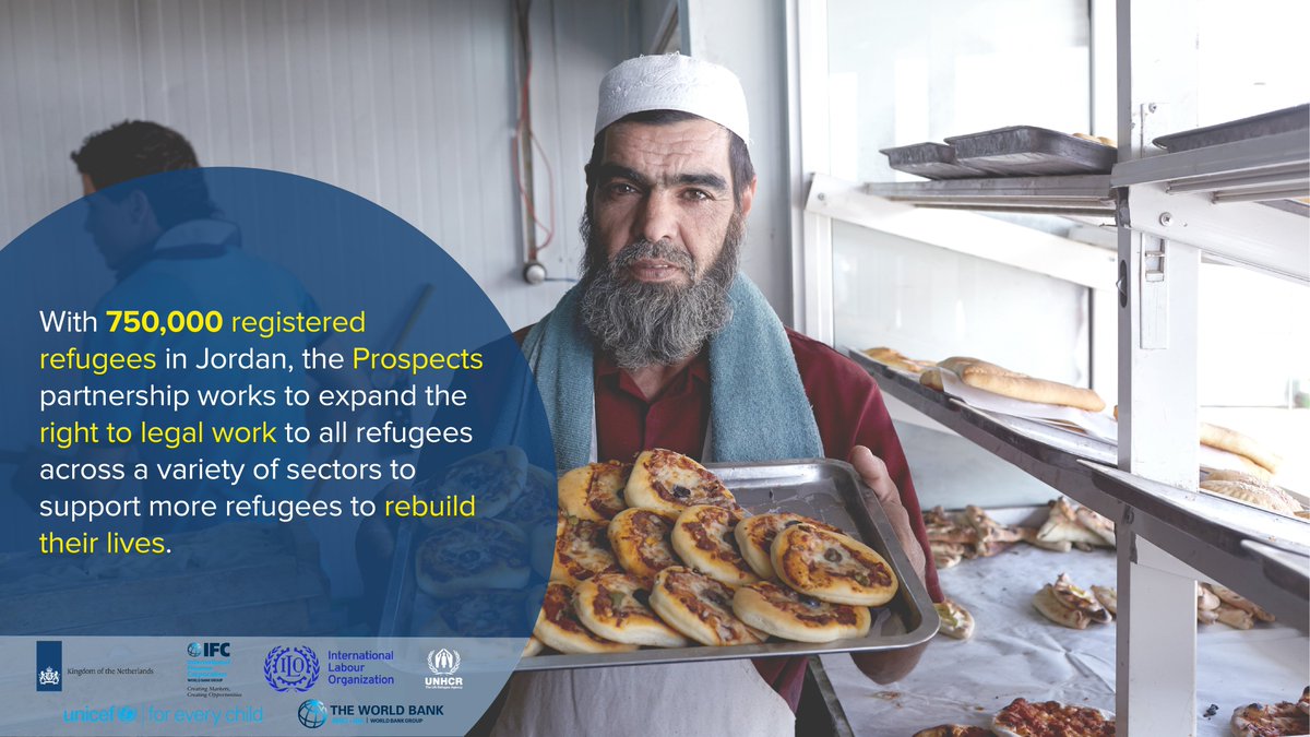 The #Prospectspartnership supports the development of transformative digital businesses to provide online work opportunities for🧕👷‍♀️women 👩‍🎓👩‍🏫 and increase female labor market participation in 🇯🇴#Jordan #internationallaborday (1/2)