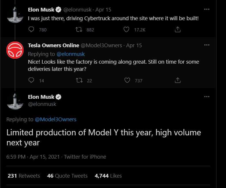 Final addendum for now, but a very important question that  $TSLA investors should be asking...What happens to Giga Texas, now? Elon very recently shifted the focus of the Texas factory to the Model Y, since they can't get the CT to meet these specs without the 4680s. Soooo...?