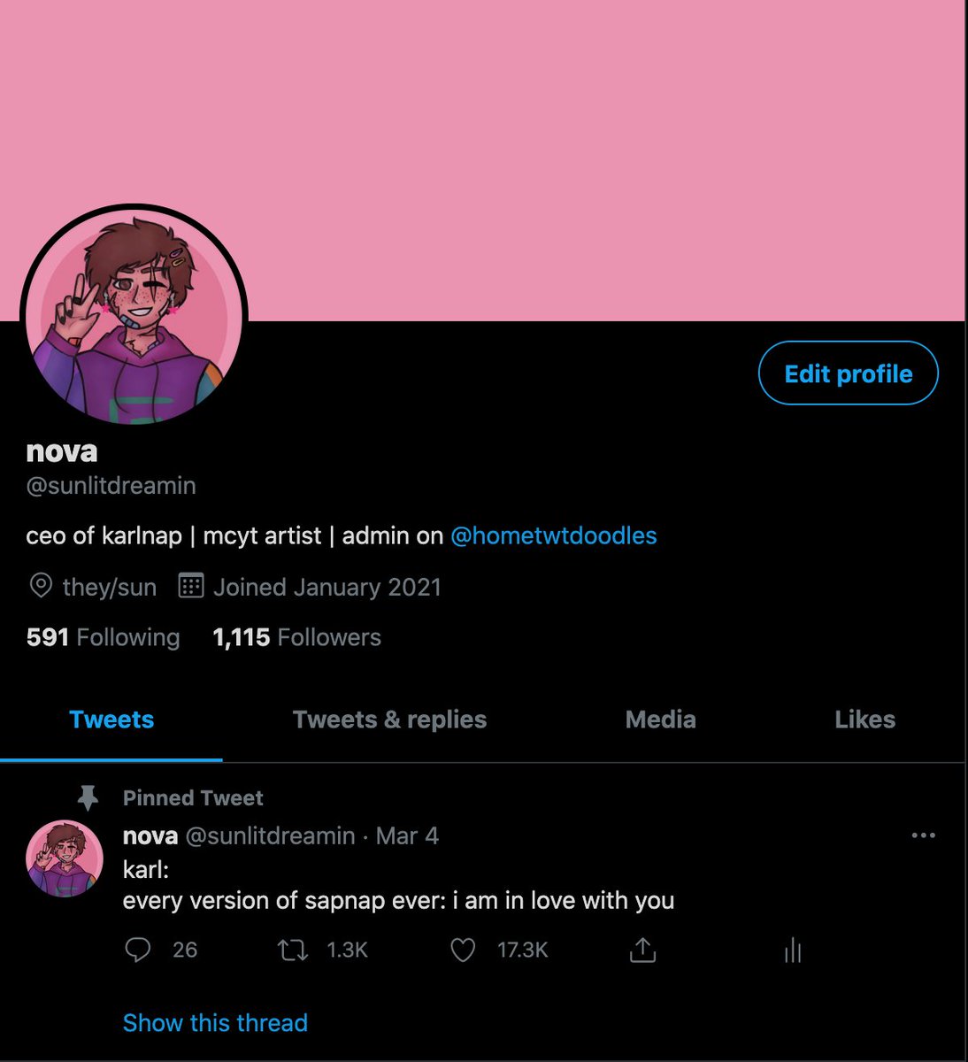 sunlitdreamin's tweet photo. scheduled on mar 7. if ur still on twitter by now, hi! its your 17th birthday! i hope your senior year is going well so far and i hope you haven't quit drawing. i also hope the pandemic is over. lmk if it gets better. love u <3 also here's my current profile for future ref :] https://t.co/m9uSsBM5ZZ