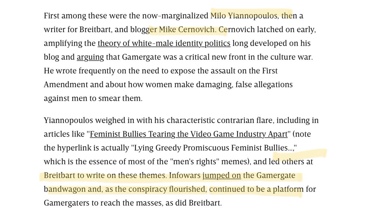 “Infowars jumped on the Gamergate bandwagon” because of COURSE they did.