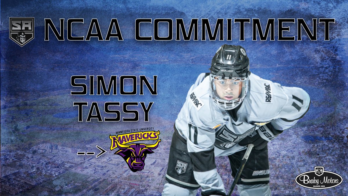 NEWS: We are thrilled to announce that forward @SimonTassy has committed to @MavHockey! Read about it here--> bit.ly/3eOOvYR #GoBacksGo