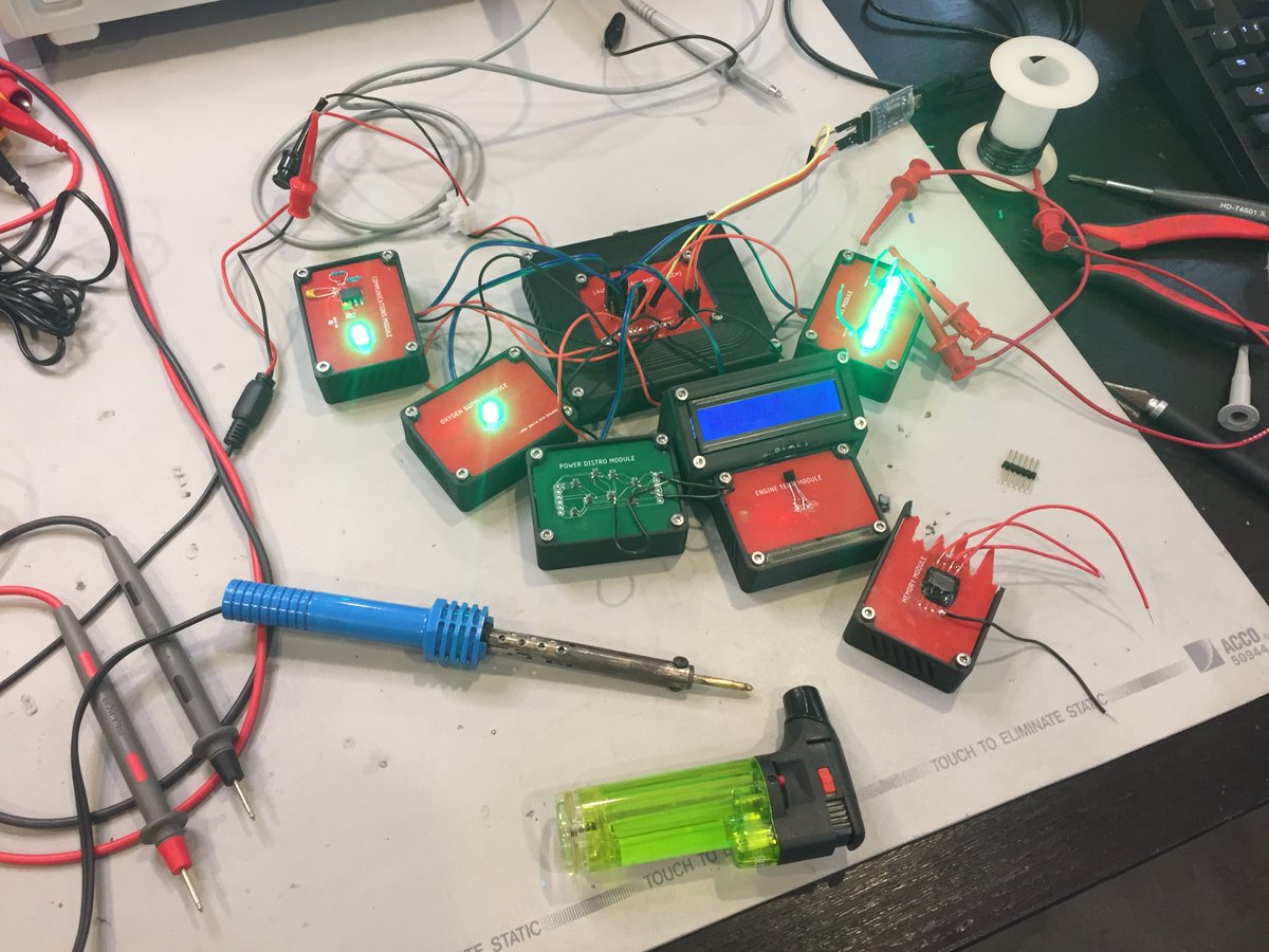 joegrand's tweet image. My desk after the @_kernelcon_ #hacklive Hardware Hacking CTF :)