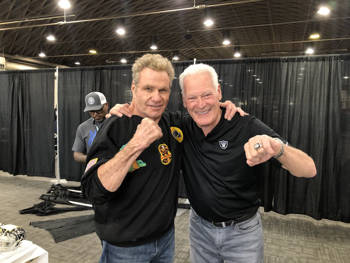 Shoutout to @MartinKove @WilliamZabka @ralphmacchio @CobraKaiSeries for filming another season for us to enjoy! Can’t wait! Dad/ #PhilVillapiano wants to either sweep the leg or give the #RakeAndCanOpener