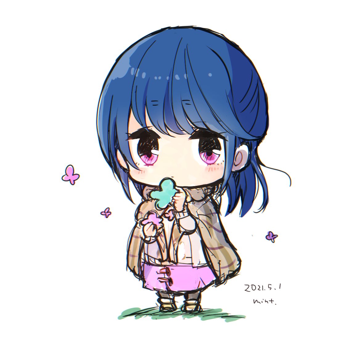 日目 ゆるキャン展の ハーフアップしまりん ゆるキャン展 ゆるキ Mintのイラスト