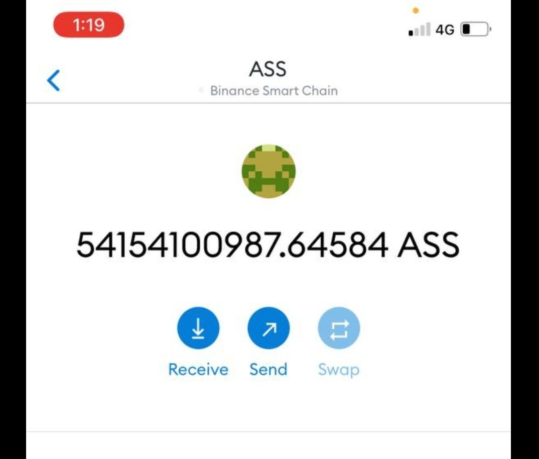 SqueezeTaxes's tweet photo. The $ASS community just sent 54 billion to a holder who lost all of his funds. This is a true community. When you give, you receive it back in good karma #ASSFORJACK https://t.co/9y7nhazIgU