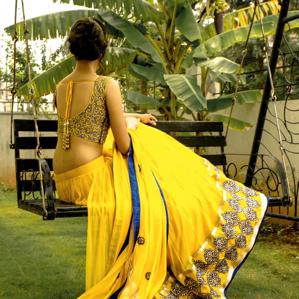 VarunaJithesh's tweet image. Yellow Lehenga by Varuna Jithesh 
#varunajithesh #weddinglehenga #lehenga #hyderabadlehenga #hyderabadwedding
