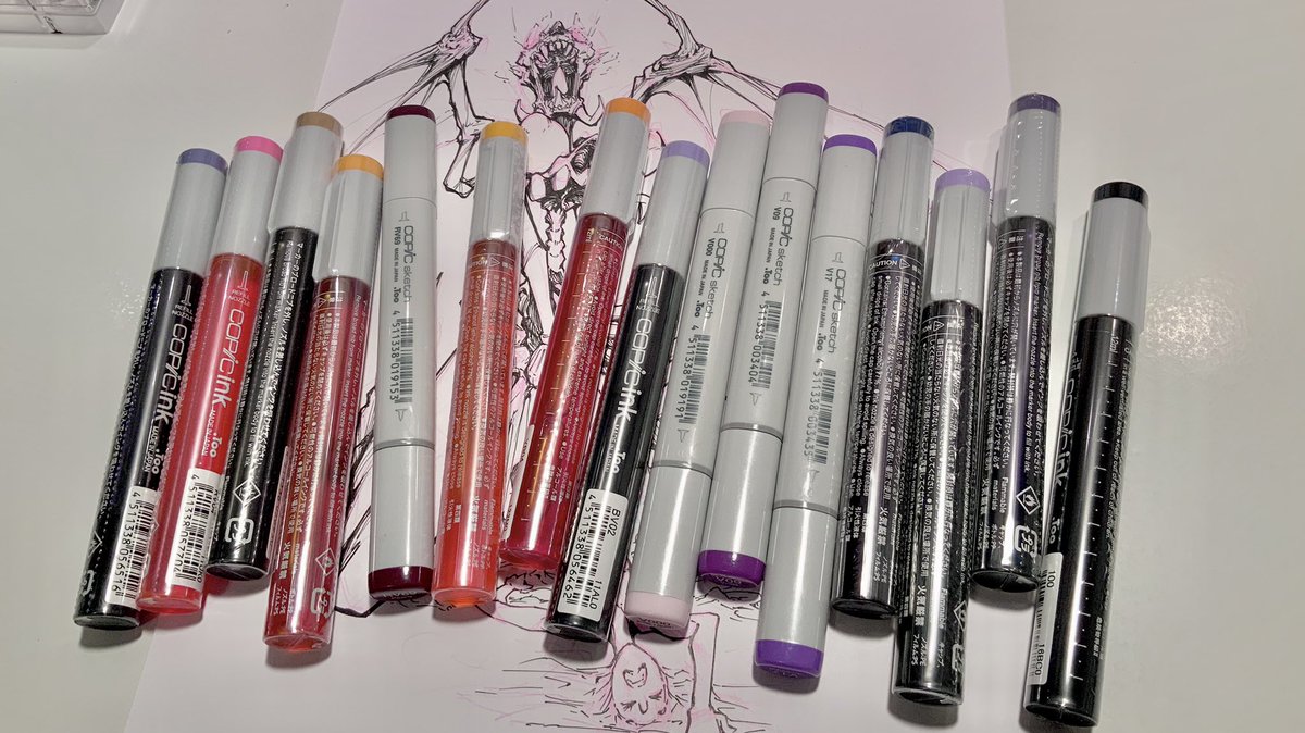 tableguyart's tweet photo. Supply run, gotta finish coloring this drawing before the weekend. Too many parties to go to.
The boss has granted me an extension to draw tonight
#copicmarkers #refillableink https://t.co/WsdolAbnPP