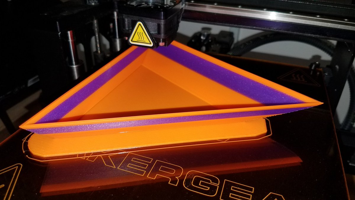 Looking good so far. We'll see you in the morning . . . #3DPrinting  @PrintedSolid  @AtomicFilament  @PalettePrinted  @Makergear  @Cults3D