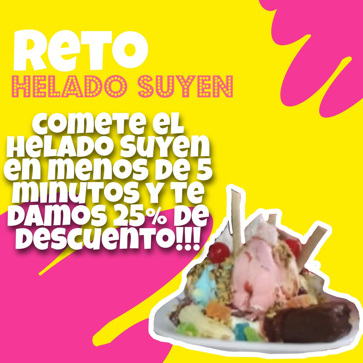 #icecreamfactory Rotonda plaza inter media cuadra al norte.
