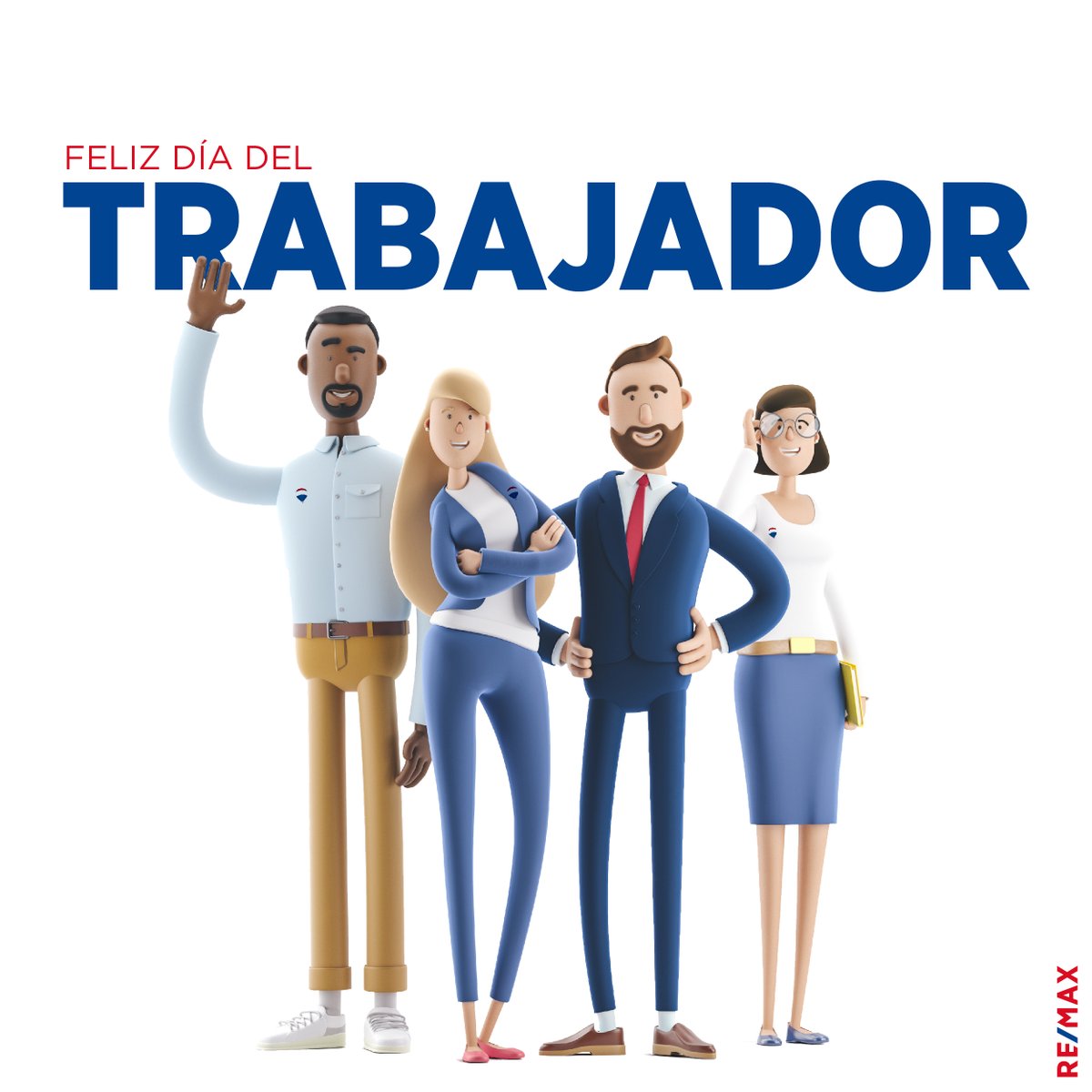 REMAXESPANA's tweet photo. Muchísimas felicidades a todos; porque hoy es el día de todos. Gracias a nuestro trabajo logramos ayudarnos todos en nuestro día a día. Por vuestro trabajo con esfuerzo, ilusión y siempre con una sonrisa 😊 #felizdiadeltrabajador #remaxestasentucasa #contigoencadapasodelcamino https://t.co/qnnv4kwZE3