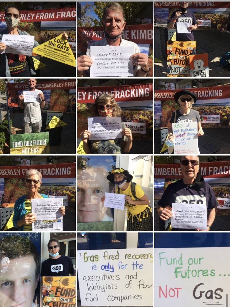 Perth community members at Federal Minister Christian Porter’s office, saying no to public subsidies for fracking gasfields. 

Part of the national #fundourfuturenotgas week of action, calling for an end to fossil fuel subsidies.

#FrackFreeWA #lockthegate