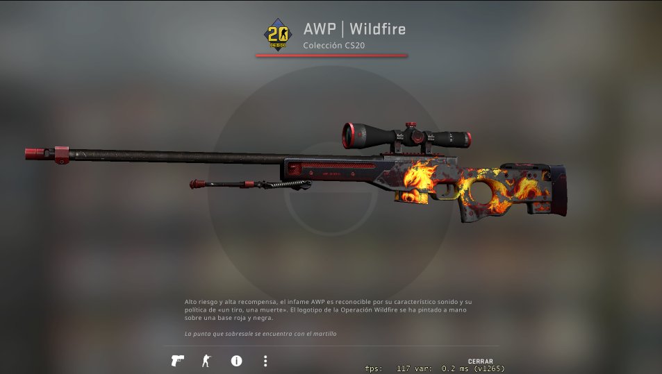 SORTEO DE 30 DOLARES! AWP WILDFIRE BS!
Requisitos:

✔Follow @zhelo13513926
✔RT
✔ Like

Lunes 3 de mayo elegiré al ganador.
