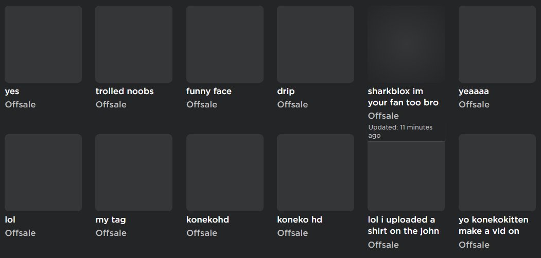 Sharkblox On Twitter Roblox Just Deleted All The T Shirts A Few Minutes Ago They Are Probably Going To Patch The Bug Rip The Sharkblox Pfp T Shirt Https T Co Tg9rjg8arj Twitter - lol shirt roblox