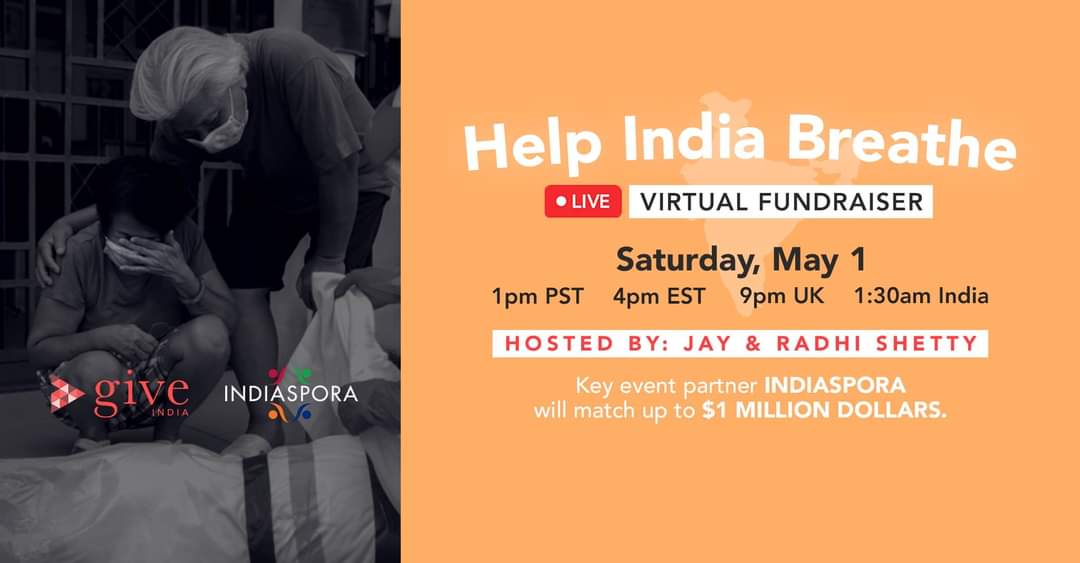 #Virtualfundraiser 
Help 🇮🇳 breathe 
facebook.com/donate/4710731…
#IndiaNeedsOxygen