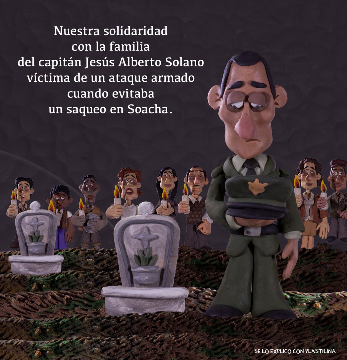 Solidaridad con la familia del capitán Jesús Alberto Solano.