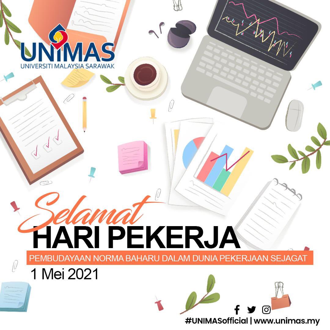 UNIMASofficial's tweet photo. Selamat Hari Pekerja. 

Anda semua adalah aset negara. Terima kasih atas sumbangan anda selama ini. Mari kita sama-sama menjadi lebih produktif dan kreatif dalam menggalas tanggungjawab sebagai pekerja. Semoga kita sama-sama terhindar dari wabak covid-19. 

#unimasofficial https://t.co/3BbVhoMuWn