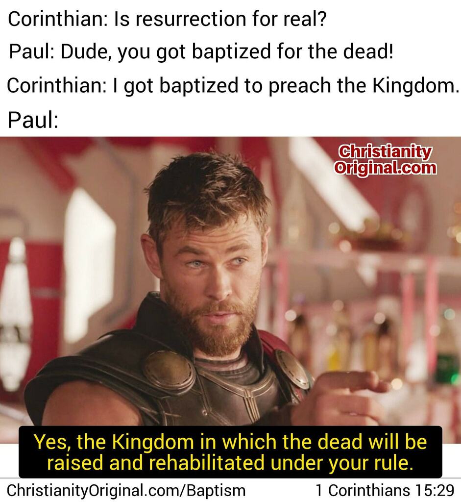 *#baptizedforthesakeofothers #baptizedforthedead #ruleovertheresurrected #inthekingdom* https://t.co/nHRvlVQDIm *#baptismaloath #thehighercalling #avengers #thor #thatswhatheroesdo*

When getting baptized into Christ, we willingly give up all claims to … https://t.co/7KEqMzk303 https://t.co/vNkVBoqVwm