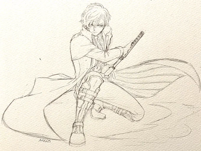 【創作】

レブロ

下書きです✏️
シャーペンの線って、色も、線の柔らかさも好きです😊 