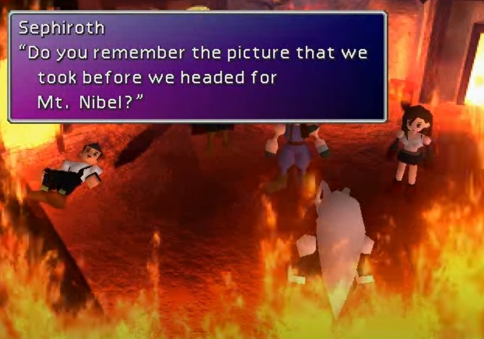 To break Cloud, Seph first needs to break Tifa first