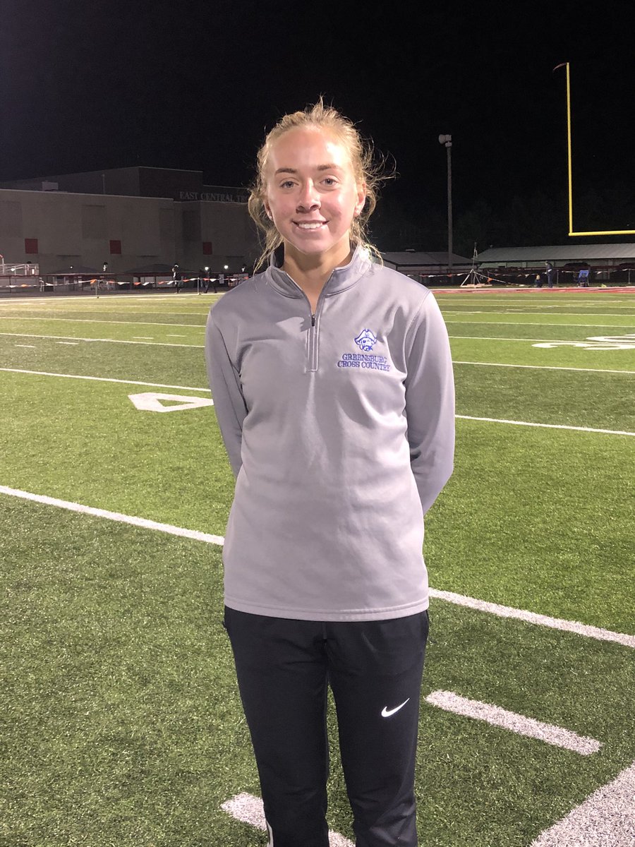 2021 East Central Invite 1600 &amp; 800 Champion <a href="/brennerhanna19/">Brenner Hanna</a> set a new 800 meet record &amp; <a href="/GCHSPirates/">Greensburg Comm HS</a> school record in 2:18.46 🏆🏃‍♀️🏆🏃‍♀️⏱🔨@seilocalsports <a href="/DailyNewsAndy/">Andy Scheidler</a>