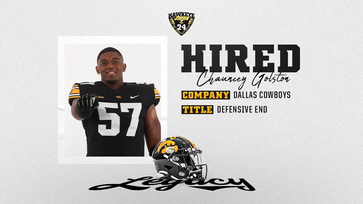 LegacyHawks's tweet photo. Congrats @2live57 on being selected by the @dallascowboys! We wish you all the best and proud of you! #LegacyHawk #NFLHawk #AlwaysAHawk https://t.co/X0BbVeqf43