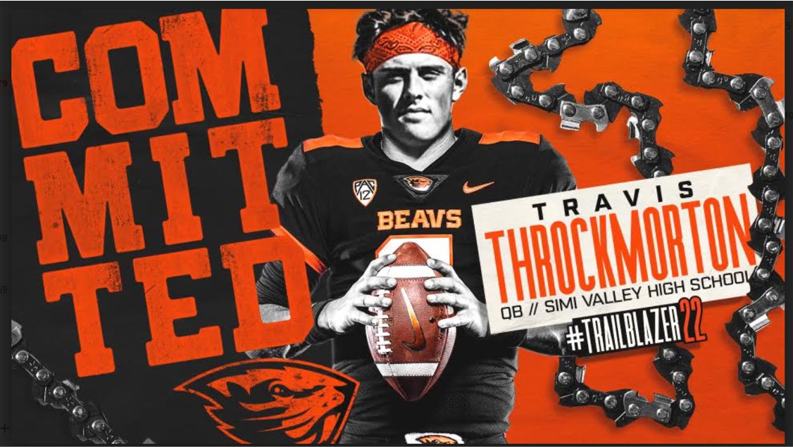 TravisThrockmo1's tweet image. My dream to play D1 football has come true! Thank you to Coach Benkert and Simi Valley H.S.! Love to my family and all who supported me along my journey! I have committed to Oregon State!! @coachjb21 @dyray22  @Coach_Smith @Coach_Lindgren @svhspioneers @Throw_2_Win #BuildTheDam