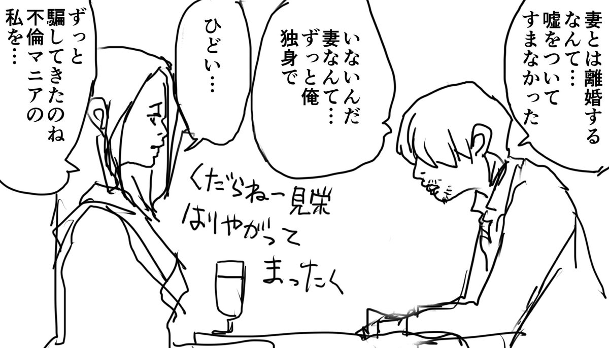 極悪!妻とは別れると嘘をついてきた男性のマンガ(完) 