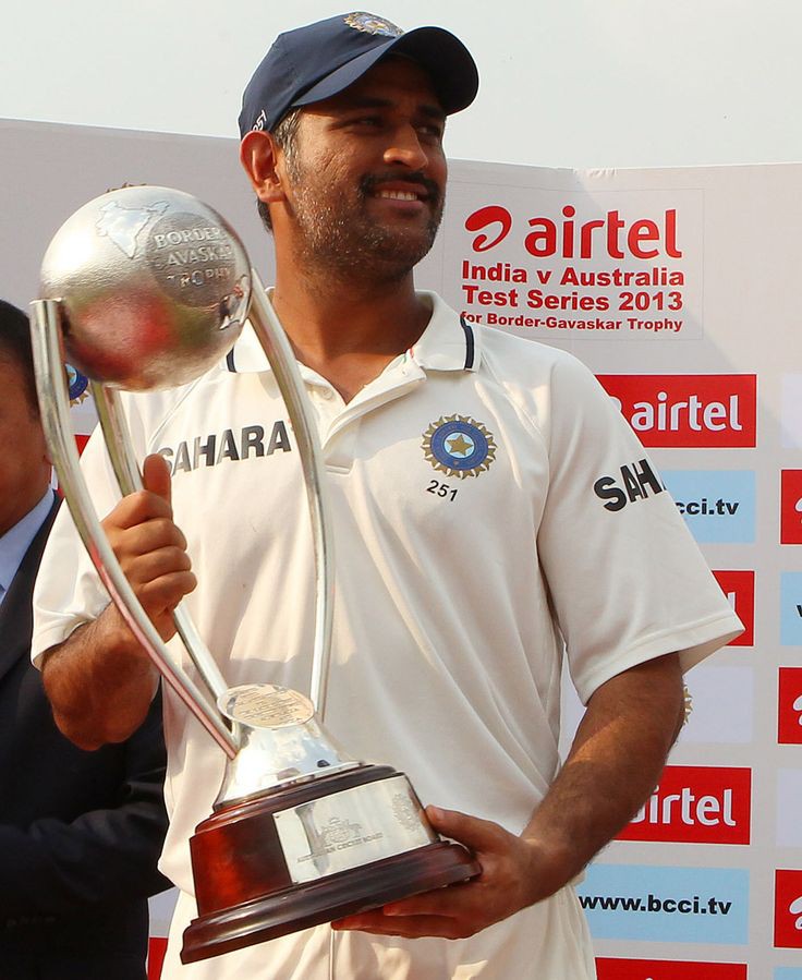 ••• Under the captainship of Dhoni, India became the number one team in Test cricket for the first time.