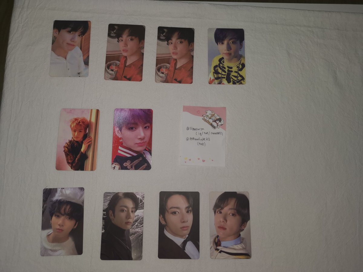 WTS Jungkook pcAll in good conditionRM45 each for MOTS7 RM170 if buy in setfpfs basis @pasarBTS  @BTStrading_MY  #pasarBts