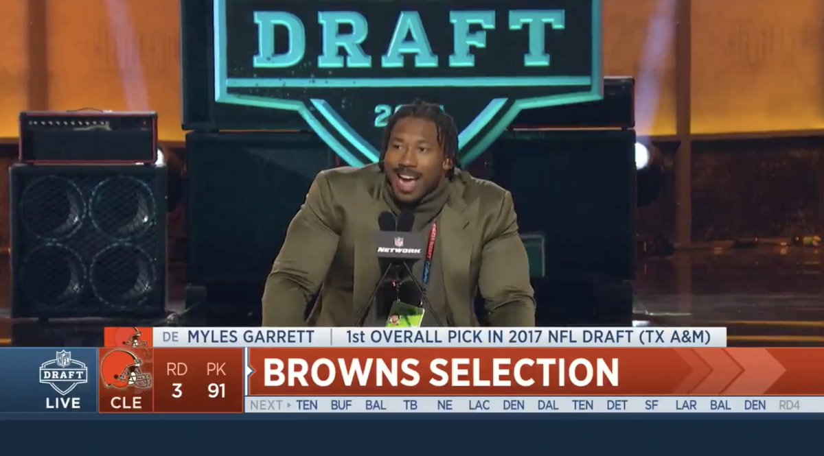 It's probably safe to say @MylesLGarrett isn't skipping any workouts ...