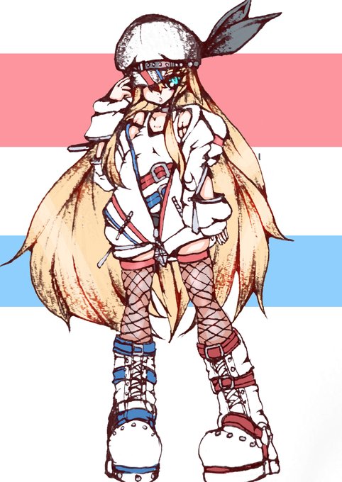 トリコロールパーカー島風 