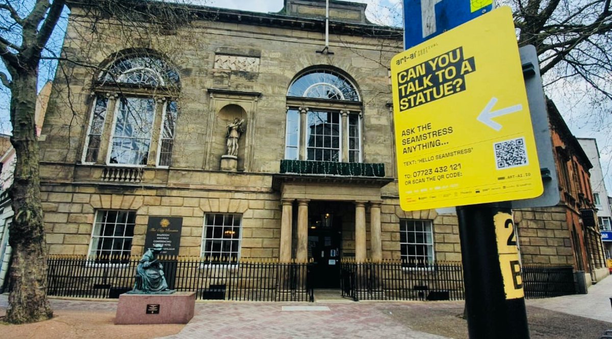 ArtAIFestival's tweet image. The @ArtAIFestival 2021 begins TODAY! 2 live installations #Leicester this month @HelloLampPost_ #Elvis @LibbyHeaney + online launch w/ @improbotics streamed #film #iHuman @PhoenixLeic w/ dir Q&amp;amp;A @TonjeSchei. Next week we release #playbookAI by @Side_Fest art-ai.io