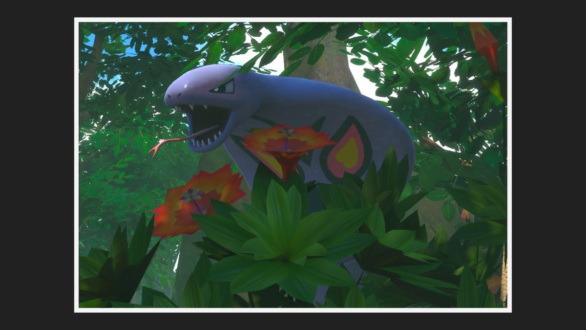 geinergear's tweet photo. Backwards kobra #NewPokemonSnap #NintendoSwitch https://t.co/wHL2U2Lgab